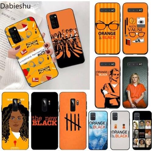 Orange Is The New Customer Phone Case for Samsung S20 plus Ultra S6 S7 edge S8 S9 plus S10 5G lite 2020