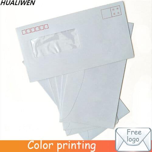 Professional Customized No. 6 Window Envelope, White Envelope with Color Printed