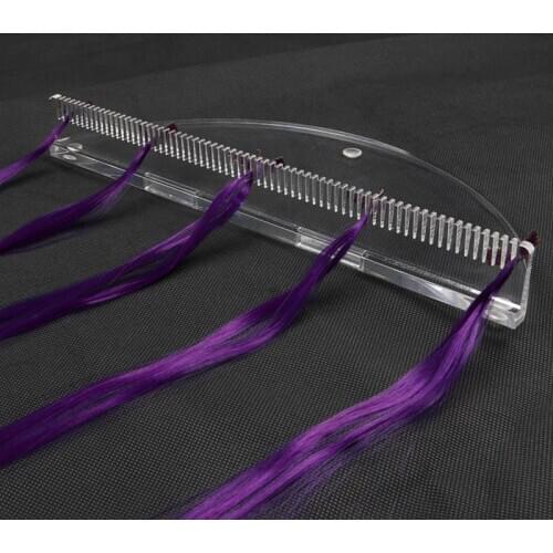 Harmony Plus Hair 1pcs Transparent color Desktop Acrylic Hair Extension Display Stand for Hair