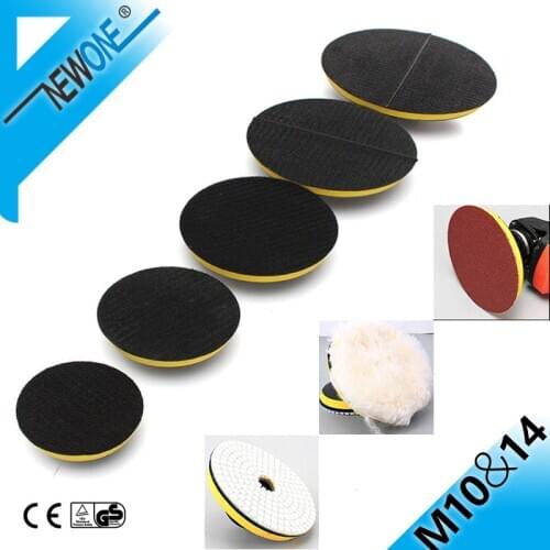 M10/M14 80-180mm Polishing Self-adhesive Disc Polishing Sandpaper Sheet Adhesive Disc Chuck Angle Grinder Sticky Plate for Car