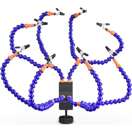 Welding auxiliary hand clamp station, eight-jaw soldering station, circuit board auxiliary multi-function operation