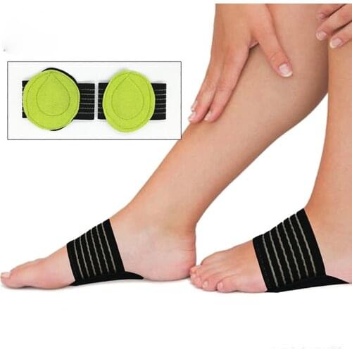FDBRO Thick Section Thin Green Footpad Unisex Breathable Comfort Running Foot Pad Footbone Correct Flat Feet Flexible Design