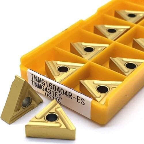 TNMG160404R ES VP15TF/UE6020/US735 CNC tool parts Cermet Grade carbide inserts milling tools Turned Blades токарный инструмент