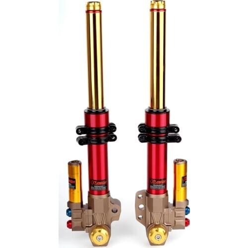 Universal Motorcycle 33 core 385mm 420mm front shock absorber with adjustable damping For Yamaha Motor Scooter ATV