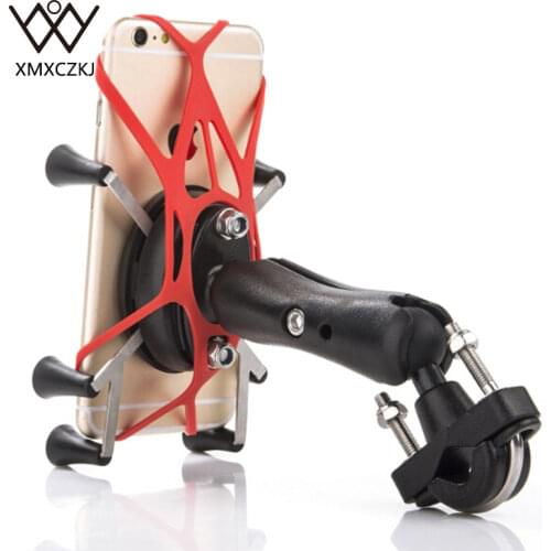 Motorcycle Bike Phone Holder Stand Universal Adjustable Moto Bicycle Handlebar Mount Holder for iphone 11 Xiaomi Samsung