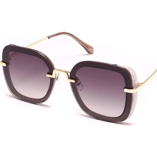 Veshion The New Trend Big Frame Luxury Sunglasses Men Women Fashion Shades UV400 Vintage Glasses
