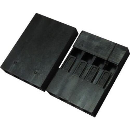 1000pcs Dupont Head 2.54mm 4P 1X4P Dupont Plastic Shell Pin Head Connector Jumper Wire Cable Housing Plug Female