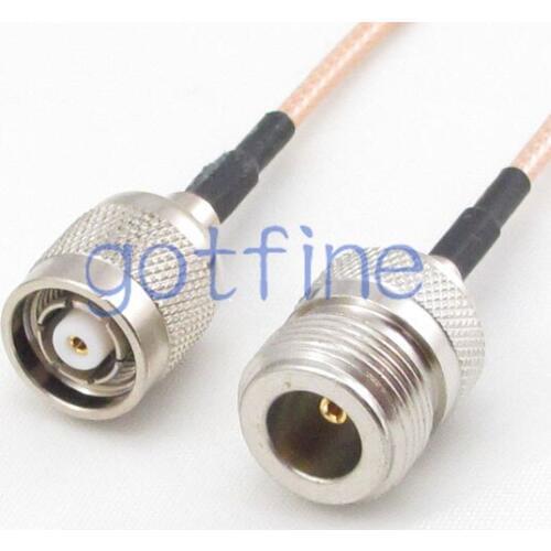 15CM Pigtail coaxial jumper cable RG316 extension cord 6inch RP TNC male plug to N female jack RF adapter connector