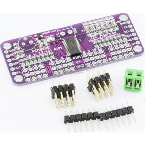 16 Channel 12 bit PWM I2C Bus Robot Servo Control Board for PCA9685