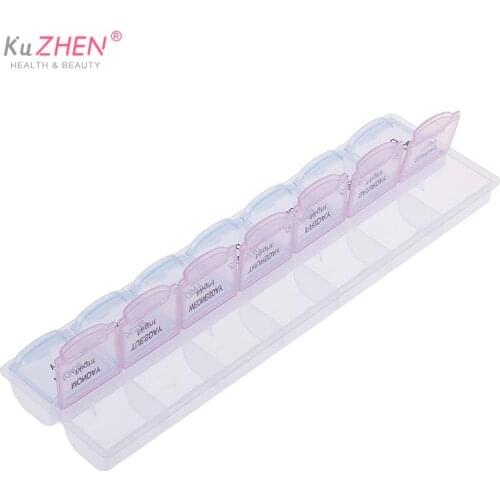 7 Days Weekly Pill Case Box Medicine Box Holder Storage Organizer Container Case Dispenser Pill Box Splitters Hot Sale