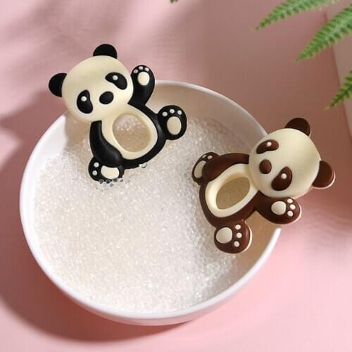 Baby Teether Rodent Animal Silicone Beads Chew Charms Food Grade Silicone Teether Bead Toy Gift