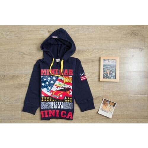 Kids Baby Boys Hooded t-shirt Toddlers car Cartoon tops Children spring autumn Clothing mini car tees boy long sleeve t shirt