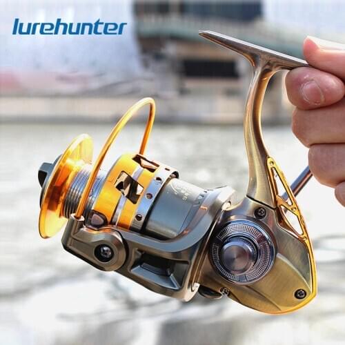 Boat Fishing Reels JL3000-7000 Series All Metal Spinning Reel 12+1 Ball Bearing Gear Ratio 5.2:1 for Sea Boat Fishing