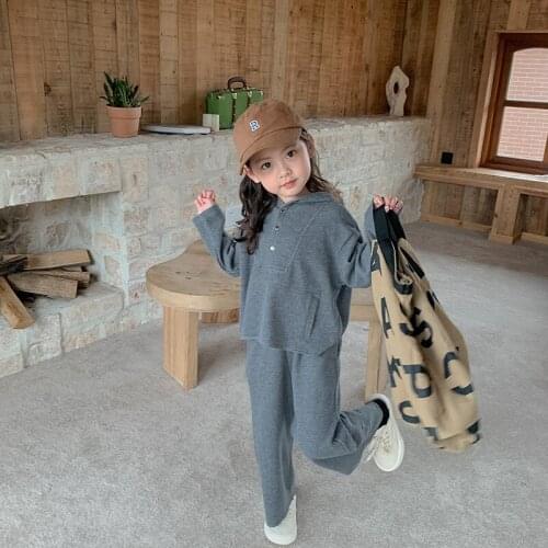 Girls Suits Tops +Pants 2021 Beautiful Thicken Winter Autumn Warm Kids Teenagers Outwear Kids Cotton Sport Suits Children Clothi