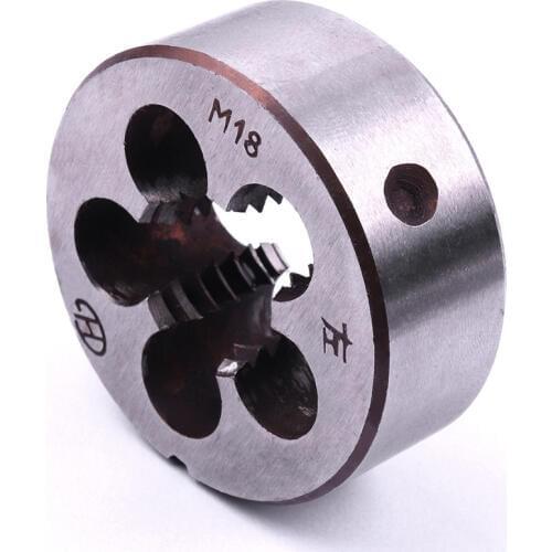 M18 M20 Mini Round Metric Dies High Hardness Alloy Steel durable Metric Left Die Threading Tools