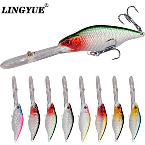 New Arrival 1pcs Fishing Lures 8 Colors Minnow Lure 11.5cm/9.5g Quality Professional Bass Crankbait Wobblers Fishing Tackle