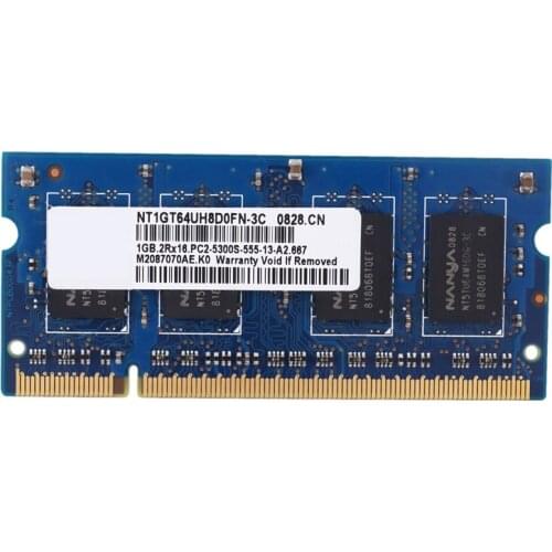 DDR2 1GB Laptop RAM Memory PC2-5300S 667MHz 1.8V 2RX16 200Pins SODIMM Notebook Memory for AMD