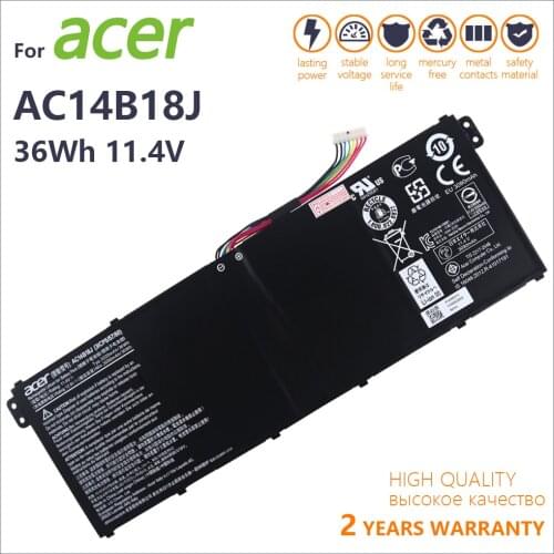 Genuine new AC14B18J Laptop Battery For Acer Aspire E3-111 E3-112 E3-112M ES1-511 TravelMate B116 B115-M B115-MP AC14B13j