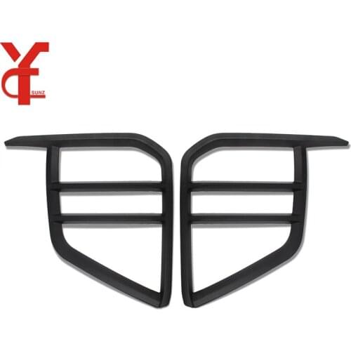 ABS Front Fog Lights Cover For Mitsubishi Pajero Sport Montero Sport 2020 Accessories Parts Matte Black Chrome Ycsunz