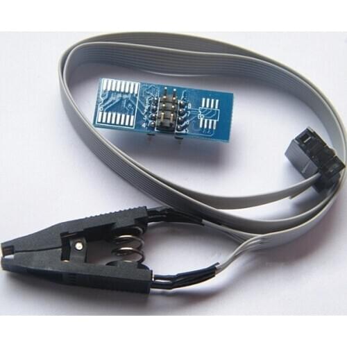 1pcs Programmer Testing EEprom Clip SOIC8 Pomona SOIC 8Pin Clamp with Cable for Tacho Universal DASH Programmer