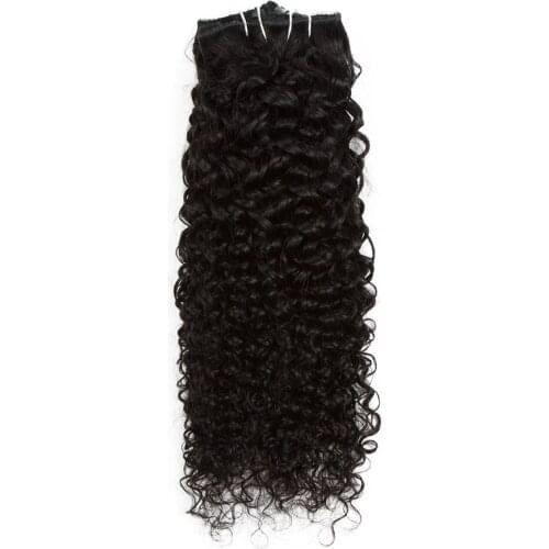Remy Forte Kinky Curly Clip In Human Hair Extensions Full Head Sets 100% Human Natural Black Hair Clip Afro Kinky Curly Clip Ins