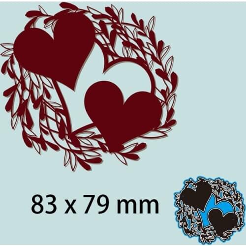 Hollow Hearts Card Decor Cutting Metal Dies New Stencils DIY Scrap booking Paper Cards Craft Making Craft Decoration