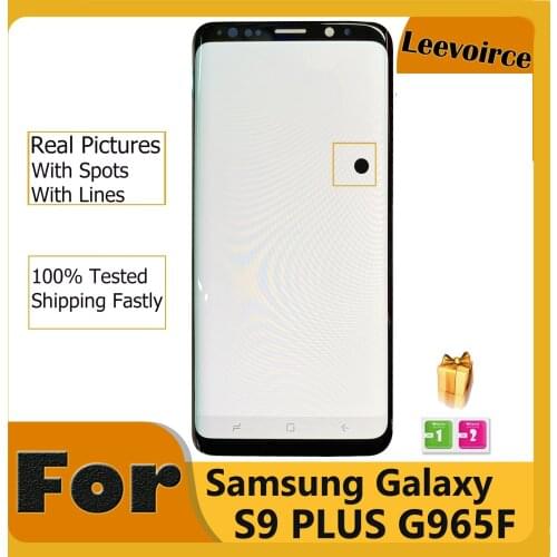 Original Quality Point Line LCD For Samsung Galaxy S9 G960 G960f For S9 PLUS G965 G965F LCD Display Touch Screen Digitizer
