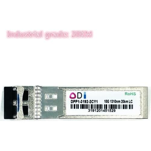 SFP 10G LC 20KM dual fiber 1310nm sfp+ 20KM cisco compatible Industrial grade SFP+ Transceiver Industrial grade -40-85 Celsius