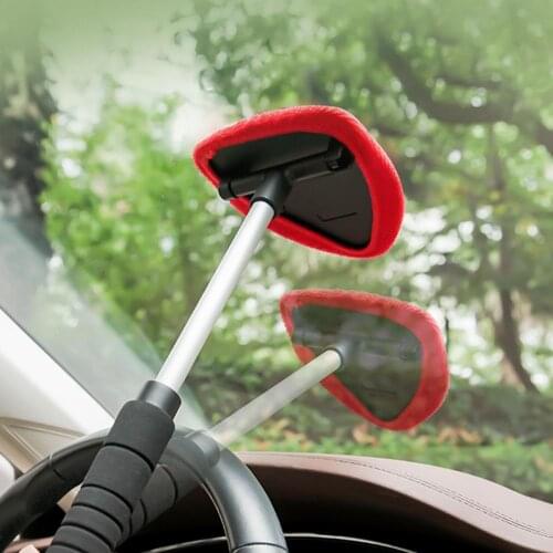 80% 2021 Hot Sell Telescopic Car Window Windshield Fog Moisture Removal Brush Dust Cleaning Tool