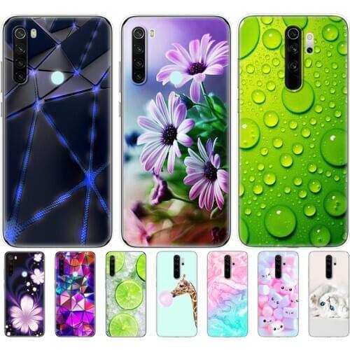 For xiaomi Redmi Note 8T Case Silicone Painting Soft TPU For xiaomi Redmi Note 8 Case Fundas Coque Redmi NOTE 8 PRO Case cat