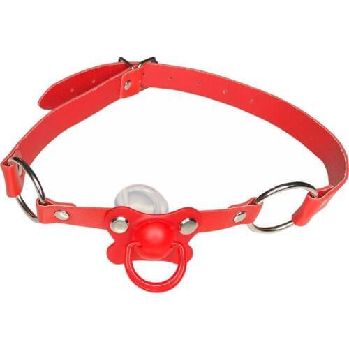 Adult pacifier gag abdl sissy ddlg adult baby bondage