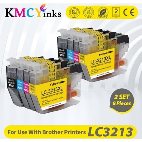 KMCYinks Compatible ink Cartridge for Brother LC3211 LC3213 suit for Brother DCP-J772DW DCP-J774DW MFC-J890DW MFC-J895DW etc