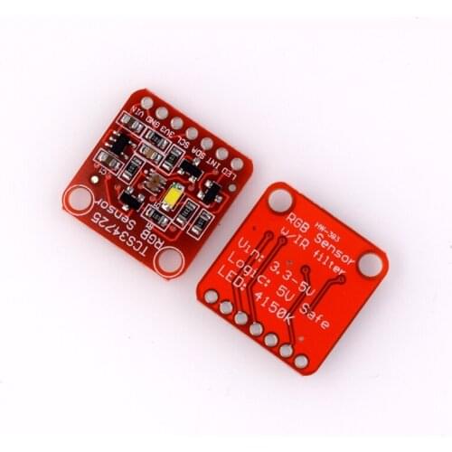 TCS34725 Low Power IR Blocking Filter RGB Light Color Sensor Recognition Diy Kit Electronic PCB Board Programmable
