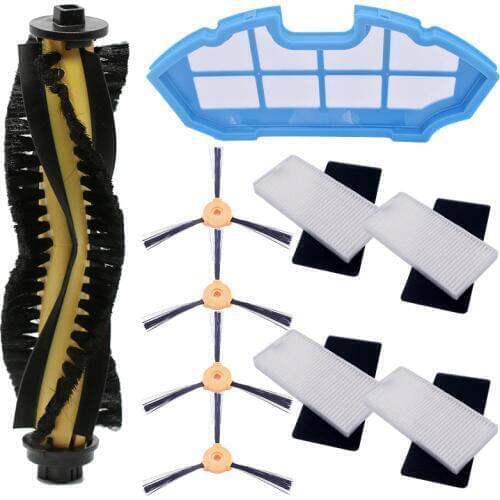 High quality main brush and hepa filter and side brush replacement for Ecovacs Deebot N79 vacuum cleaner
