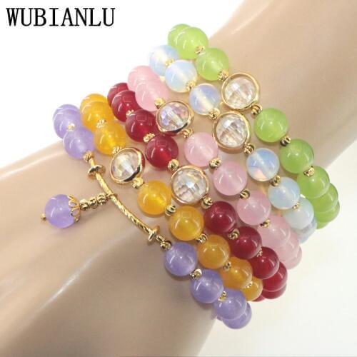 Розовые браслеты WUBIANLU China At AliExpress