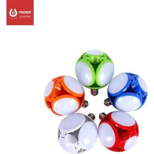 40W LED Football Bulb UFO Deformable Lamp Led Folding Light For Indoor Lighting Foldable Fan Blade