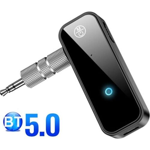5.0 Wireless Bluetooth Transmitter Receiver 2 in1 Adapter 3.5mm Jack for Car Music Audio Aux Headphone Handsfree Dongle With Mic