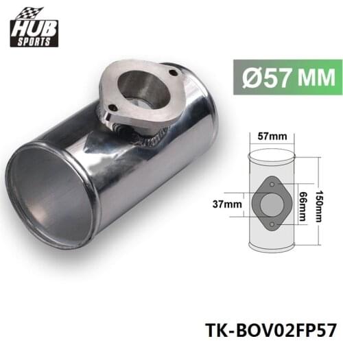 57MM 2.25" BOV BLOW OFF VALVE FLANGE T MOUNTING PIPE For TOYOTA SUPRA JZA80 2JZ-GTE TURBO VVTI 97-02 FL HU-BOV02FP57