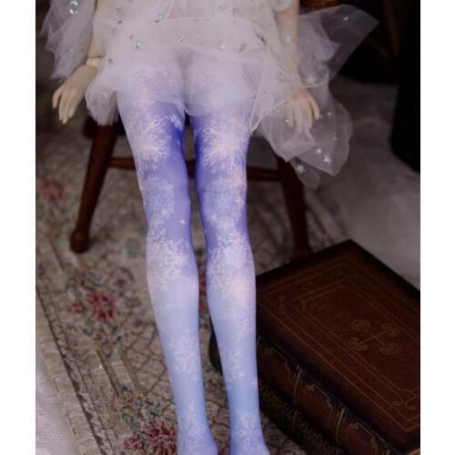 NEW Printing Ice and snow dream Thigh stocking/Socks BJD 1/3 1/4 DD DDS|DDiii|DY SD MSD Doll Socks Accessories