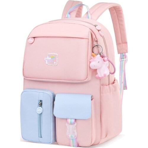 Childrens Waterproof Backpacks NEW Rainbow School Bag For Teenagers Girls Kids Fashion Cartoon Pony Boys Schoolbags Mochilas