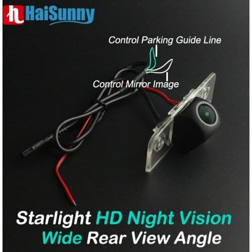 Full HD Fisheye Starlight Car Rear View Camera For Ford Fiesta Flex Mustang Taurus Fusion MK5 Car Reverse Parking Accessories