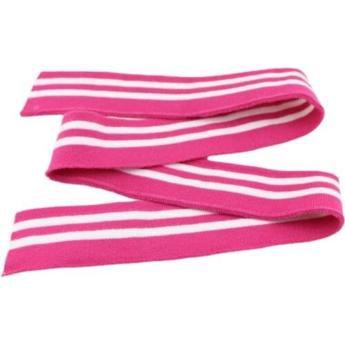 Skin Spandex Cotton Stretch Knit Necklink Cuff Hem Rib Trim Fabric For T-shirt Summer Clothing