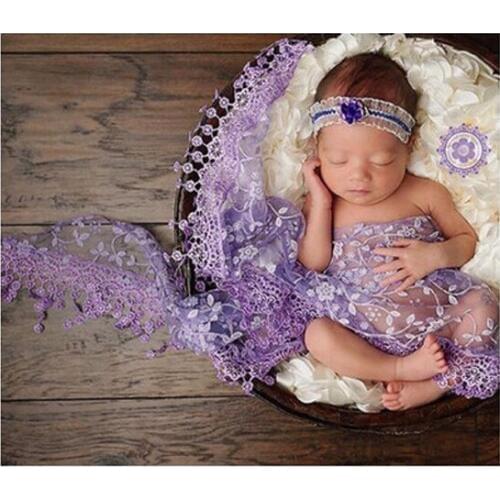 Swaddle blankets baby lace wraps newborn blanket photography baby photo props swaddle wrap infant receiving baby shower wholsale