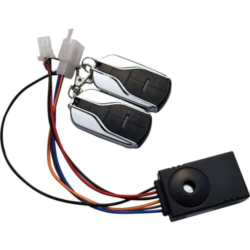 Ebike alarm system 36V 48V 60V 72V with two switch for electric bicycle/scooter motorcycle tricycle e bike/brushless controller