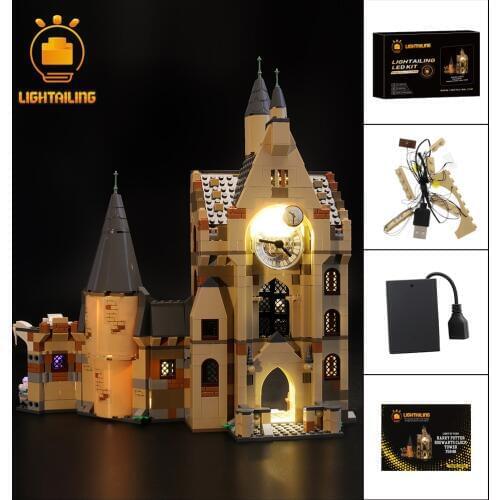 LIGHTAILING LED Light Kit For Hogwart`s Clock Tower Lighting Set Compatible With 75948 (NOT Include The Model)