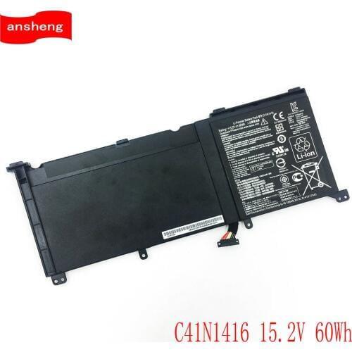 High Quality 15.2V 60Wh C41N1416 battery for Asus ZenBook Pro G501 G601J UX501VW N501L UX501J Series Battery