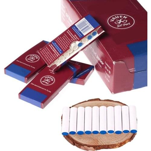 10 Pcs/Locket Activated Carbon 9mm Smoking Pipe Filter Mouthpiece Tobacco Pipes Adsorption Filtlers Smoking Health Accessories