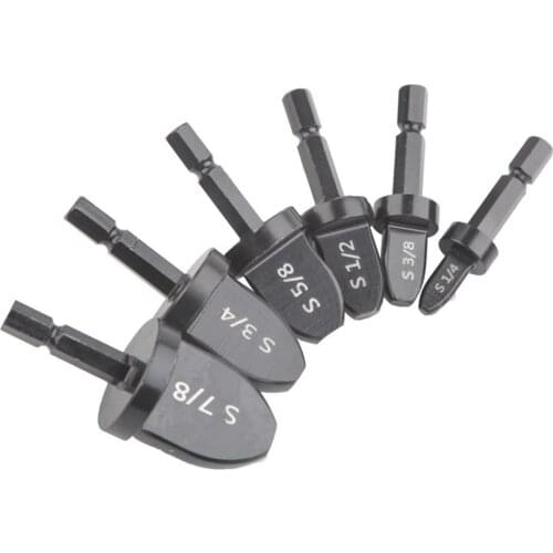 6pcs Imperial Tube Pipe Expander Support for Air Conditioner Conditioning Copper Pipe Swaging Tool 7/8 3/4 5/8 1/2 3/8 1/4 Inch