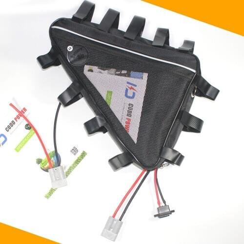 72V 30AH Battery Pack with 2000W BMS and Charger + Triangle Bag