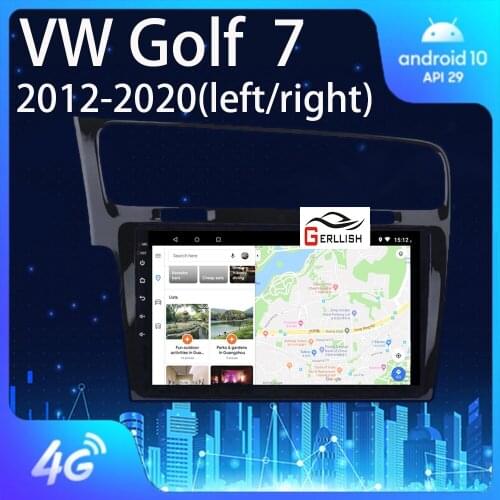 For Volkswagen VW Golf 7 2012 - 2020 Right Hand Driving Android Auto Autoradio Bluetooth Apple Carplay Wireless Car Audio Radio